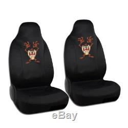 11pc Tasmanian Devil Taz Front Rear Floor Mat Seat Covers