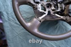 01-02 Toyota Tundra Sequoia Steering Wheel Cruise Equipped Tan OEM