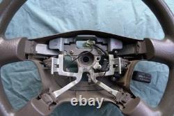 01-02 Toyota Tundra Sequoia Steering Wheel Cruise Equipped Tan OEM