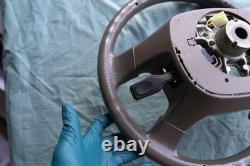 01-02 Toyota Tundra Sequoia Steering Wheel Cruise Equipped Tan OEM