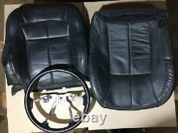 02-04 Jeep Grand Cherokee WJ Dark Slate XLDV seat leather, steering wheel, etc