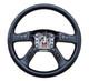 03-06 Chevy Tahoe Suburban Gmc Yukon Oem Black Leather Steering Wheel