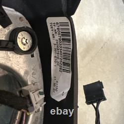 07-11 Bmw X5 E70 Steering Wheel Black Leather 240687610 Oem