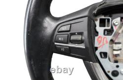 09-15 BMW F01 535i 750Li Steering Wheel with Multifunctional Switch Black OEM