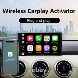 1×Car SUV Carplay Wired to Wireless USB Carplay Activator Steering Wheel Control