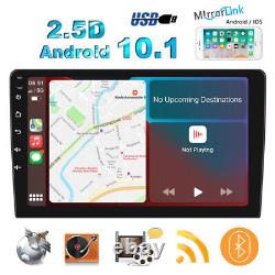 10.1 2DIN Carplay Android 10.1 Stereo Radio GPS Bluetooth MP5 Player WithCamera