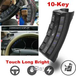 10-Key Car Stereo Radio Steering Wheel Controller Button Adapter Kit Universal