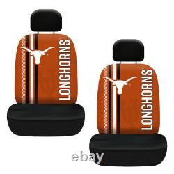 10PC NCAA Texas Longhorns Car Truck Floor Mats Seat Covers Steering Wheel Cover