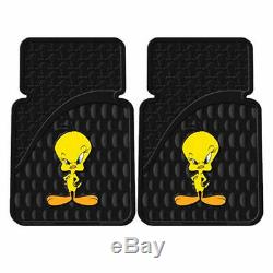 10PC Tweety Bird Classic Car Truck Floor Mats Seat Covers & Steering Wheel Cover