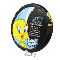 10PC Tweety Bird Classic Car Truck Floor Mats Seat Covers & Steering Wheel Cover