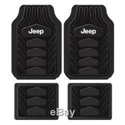 10pc JEEP Car Truck Suv All Weather Floor Mats Seat Covers Steering Wheel Cover