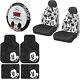 11pc Disney Mickey Mouse Car Truck Floor Mats Seat Covers & Steering Wheel Cover