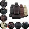 11pcs Pu Leather Car Seat Cover Headrest+protector Full Set 5-seats Cushions Suv