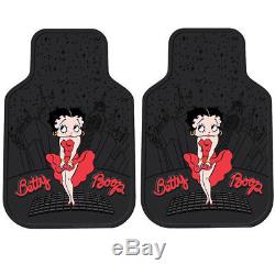 11pc Classic Betty Boop Car Truck Floor Mats Seat Covers & Steering Wheel Cover