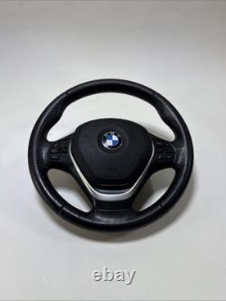 12-18 BMW F30 F32 328i 435i LEATHER SPORT STEERING WHEEL USED OEM