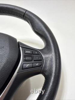 12-18 BMW F30 F32 328i 435i LEATHER SPORT STEERING WHEEL USED OEM