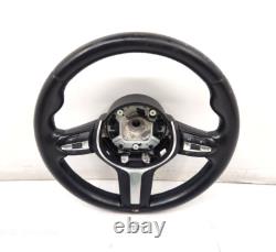 12-20 OEM BMW F22 F23 F30 F32 F33 F36 Steering Wheel M Sport Black Leather AT