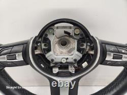 12-20 OEM BMW F22 F23 F30 F32 F33 F36 Steering Wheel M Sport Black Leather AT