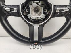 12-20 OEM BMW F22 F23 F30 F32 F33 F36 Steering Wheel M Sport Black Leather AT