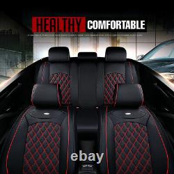 12pieces Car Seat Cushion with Car Steering wheel Cover Seat Universal 5-Sit Car
