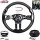 13in Steering Wheel+quick Release+190h Hub Adapter For Acura Integra 90-93