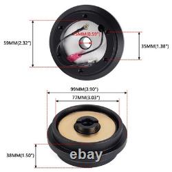 13IN Steering Wheel+Quick Release+190H Hub Adapter For Acura Integra 90-93