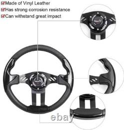 13IN Steering Wheel+Quick Release+190H Hub Adapter For Acura Integra 90-93
