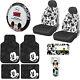 13pc Disney Mickey Mouse Car Truck Floor Mats Seat Covers & Steering Wheel Cover