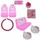 13pc Sanrio Hello Kitty Front Back Car Seat Covers Steering Wheel Cover Lot More
