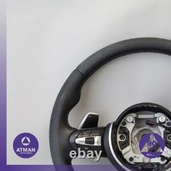 14-19 BMW F16 X6 X5 M-Sport Steering Wheel with Paddle Shifters OEM