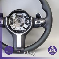 14-19 BMW F16 X6 X5 M-Sport Steering Wheel with Paddle Shifters OEM