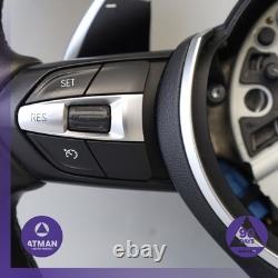 14-19 BMW F16 X6 X5 M-Sport Steering Wheel with Paddle Shifters OEM