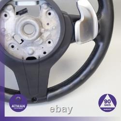 14-19 BMW F16 X6 X5 M-Sport Steering Wheel with Paddle Shifters OEM