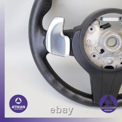 14-19 BMW F16 X6 X5 M-Sport Steering Wheel with Paddle Shifters OEM