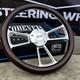 14 Billet Muscle Steering Wheel /w Wood Wrap For 69-94 Chevy Car/truck- Ss Horn