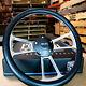 14 Billet Muscle Steering Wheel With Black Vinyl Wrap And Gmc Horn -5 Hole