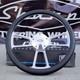 14 Billet Steering Wheel + A02 Adapter For Chevy Black Wrap And Horn Button