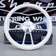 14 Billet Steering Wheel For Chevy Gm Ford Dodge White Wrap Chevy Horn Button