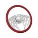 14 Billet Steering Wheels Red Half Wrap Impala Chevy Ii Nova Chevelle With Horn