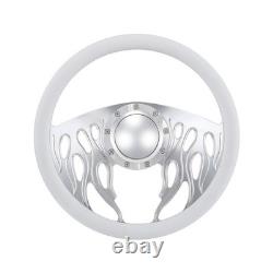 14 Billet Steering Wheels Red Half Wrap Impala Chevy II Nova Chevelle with Horn