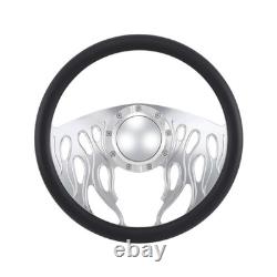 14 Billet Steering Wheels Red Half Wrap Impala Chevy II Nova Chevelle with Horn
