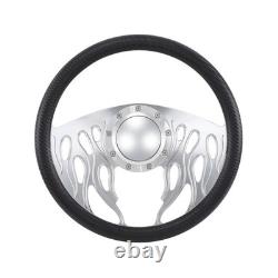 14 Billet Steering Wheels Red Half Wrap Impala Chevy II Nova Chevelle with Horn