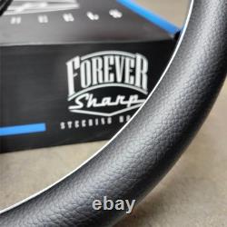 14 Black 4 Spoke Steering Wheel with Black Vinyl Wrap and Modern GMC Horn