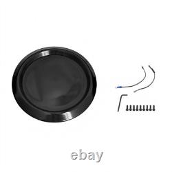 14 Black Aluminum 9 Hole Steering Wheel Kit Half Wrap withHorn Button GM Hot Rod