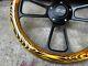 14 Black Muscle Steering Wheel Flamed Pine Wrap With Licensed Super Sport Ss Horn