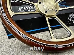 14 Bronze Muscle Steering Wheel Mahogany with Horn Chevy Muscle C10 Ford Rod