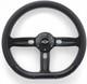 14 D Shape Black Steering Wheel 6 Hole Half Wrap Car Truck Suv Chevy Horn