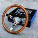 14 Deep Dish Steering Wheel Dark Wood With Joints Horn Gm Adapter Included