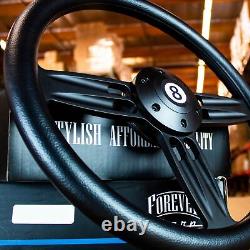 14 Double Barrel Style Steering Wheel Matte Black CHEVY GM TRUCKS