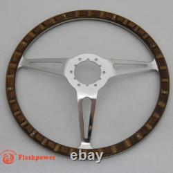 14 GM Classic Wood Steering Wheel Direct Fit Restoration Muscle Car